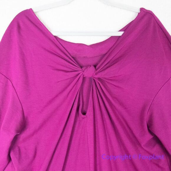 New! Eloquii Knotted Back Easy Long Sleeve‎ Dress. size 22/24 - Picture 10 of 14